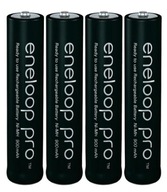 BOX 4x batérie Panasonic ENELOOP. R3 AAA 1,2V 930mAh