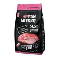 PAN MEAT Teľacie mäso s prepelicami 9 kg XS šteňa