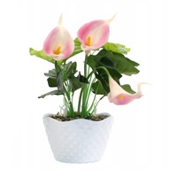 UMELÉ KVETINY CALLA V ČRENÍKU Rôzne farby 33CM