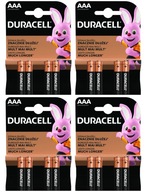 DURACELL AAA ALKALICKÉ BATÉRIE Tyčinky 16 ks