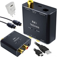 FIIO D03K TAISHAN KIT KONVERTOR PREVODNÍKA DAC PREVODNÍK NAPÁJACÍ OPTICKÝ KÁBEL