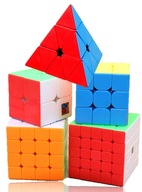 SET kocka2x2x2 3x3x3 4x4x4 5x5x5 PYRAMINX MoYu