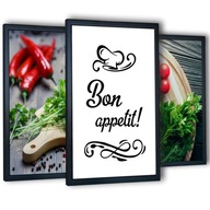 Obrázky do kuchyne, jedálne, zelenina, darček, 43x99