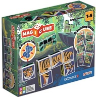 GEOMAG MAGICUBE JUNGLE ANIMALS + KARTY 9 EL.