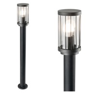 Záhradná lampa FIORD stĺpik 80cm čierna E27 312327