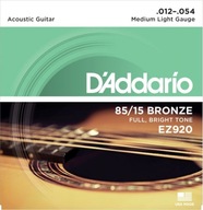 Struny pre akustickú gitaru D'Addario EZ920 12-54