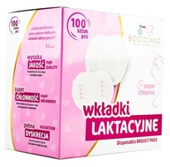 BOCIOLAND LAKTAČNÉ VLOŽKY 100 kusov JEDNORÁZOVÉ BOC0156 BIELY ABSORBENT