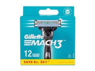 Gillette Mach3 XXL vložka do žiletky 12 ks (M) (P2) (P3)