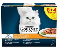 Purina Gourmet Perle Mix príchutí 8+4x85g