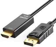 Kábel DisplayPort na HDMI DP 1,8 m 4K x 2K adaptér