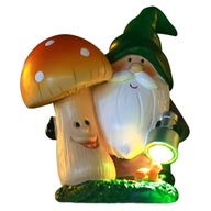 Solárne záhradné figúrky pre záhradné bábiky Gnome Lamp