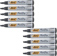 Bic Black Beveled Permanent Mark Set x10