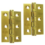 Spletený DVEROVÝ PÁN Inox Gold 76x50x2mm 2ks