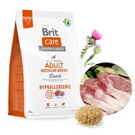 BRIT CARE DOG HYPOALERGÉNNE DOSPELÉ MEDIUM MEME BRED LAMB ADULT LAMB 3 KG