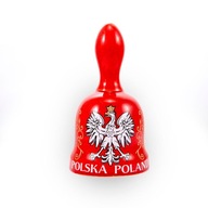 130mm keramický zvonček so znakom Poľska