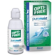 Opti-Free PureMoist tekutina na šošovky 90 ml