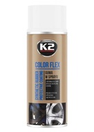 K2 COLOR FLEX WHITE GUMA SPREJ BIELY 400ml