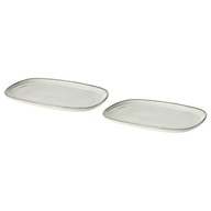 IKEA GLADELIG Tanier sivý 20x13 cm 2 kusy