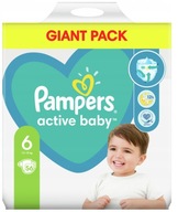 PLIENKY 56 KS PAMPERS ACTIVE BABY 6 NOVINKA 1x56