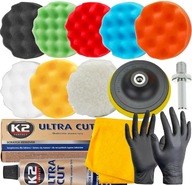 K2 ULTRA CUT 100G + SADA LEŠTIACEJ HUBKY 80mm