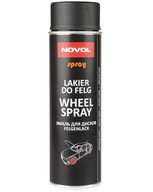 NOVOL WHEEL lak na ráfiky v spreji MAT BLACK 500 ml