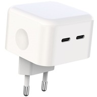 DVOJITÁ 2xUSB-C PD 35W ANGLE nástenná nabíjačka