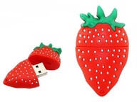 USB PENDRIVE RÝCHLY FLASH DRIVE ULTRA PAMÄŤOVÉ PENDRÉ STRAWBERRY 32GB