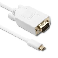 Qoltec USB 3.1 typ C samec/VGA FULL HD kábel 1m
