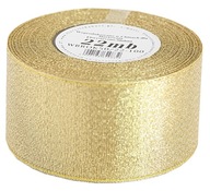 Lesklá páska na pásku Brocade 50 mm/22 MB, zlato/strieborné na výber
