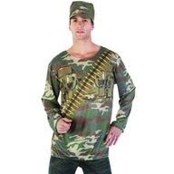 Oblečenie SOLDIER, CAMO blúzka, CAMOUFLAGE klobúk, veľkosť 52
