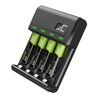 Nabíjačka + 4x AAA R6 800 mAh batérie