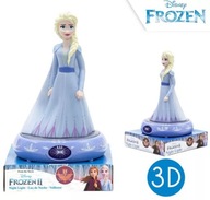 Nočná lampa FROZEN, 3D lampa Frozen figúrka