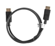 Kábel DisplayPort M/M 4K 1M čierny