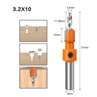 Súprava zápustných vrtákov 3,2 x 10 mm 1PC