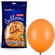 Silné balóny 30 cm pastelovo oranžové 50 ks