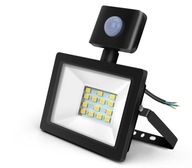 Halogénový LED reflektor 10W IP65 s pohybovým senzorom