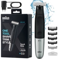 BRAUN XT5 XT5100 zastrihávač Wet&Dry pánsky holiaci strojček na telo a fúzy