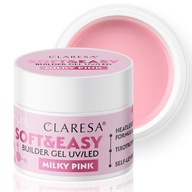 Claresa gél na stavbu nechtov MILKY PINK 12g