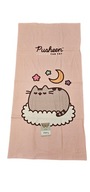 VEĽKÁ BAVLNENÁ UTERÁK PRE DETI MAČKA PUSHEEN RUŽOVÁ 140 cm