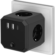 Cube Multi-Socket Socket s 2 USB PORTMI Novinka