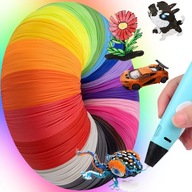 Náplne do 3D pera 20 farieb PLA Filaments Ekologické 100m 20x 5m