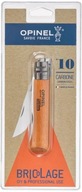 Opinel Knife Carbon Natural 10 BLISTER