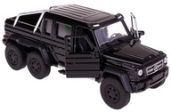 MERCEDES-BENZ G63 AMG 6x6 MODEL WELLY 1:34/39 ČIERNA