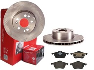 BREMBO PREDNÉ DISKY, DESTIČKY, VW PASSAT B5, 282MM