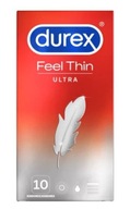 Durex Feel Thin Ultra 10 ks super tenké kondómy, dodatočne zvlhčené