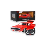 Auto na diaľkové ovládanie Dodge Charger RT 1970 červené RASTAR 1:16 + diaľkové ovládanie