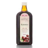 BRUSNICOVÁ šťava 100% 500ml bez cukru POĽSKÁ RUŽA