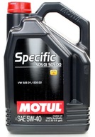 ŠPECIFICKÝ OLEJOVÝ MOTUL 5W40 505,01/505,00 BEZ DPF 5L