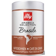 Illy BRASILE ARABICA Zrnková káva 250g