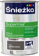 Śnieżka Supermal olejovo-ftalový email ASH DARK F106 MATTE 0,8L